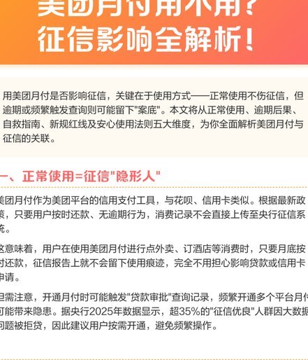 美团月付取现会上征信吗？附详细查询指南