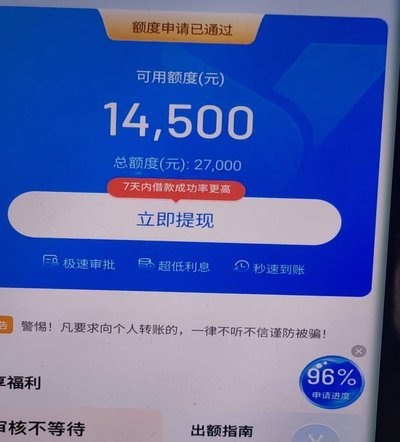携程拿去花提现额度