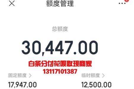 白条商家取现秒到