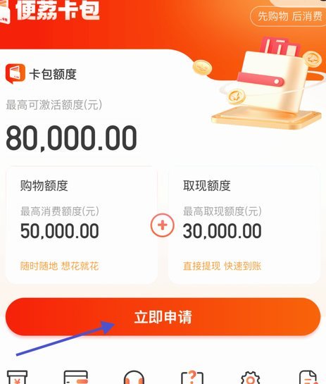 羊小咩有消费额度没有借款额度
