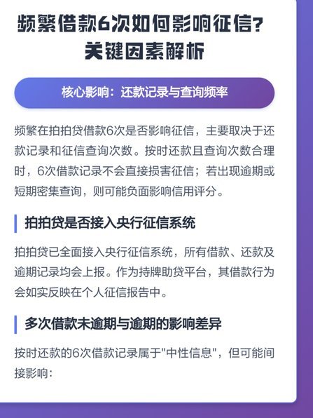 频繁网贷借款真的会伤信用吗？